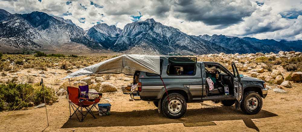 camping in just a truck topper ideas - Google Search